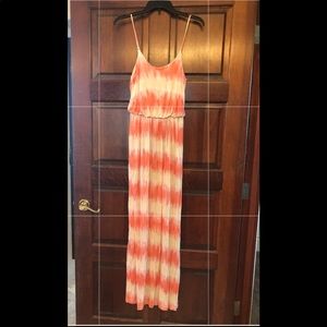Lush Small tie dye maxi dress